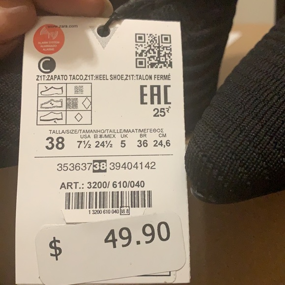 Zara black heeled shoes - Picture 6 of 6